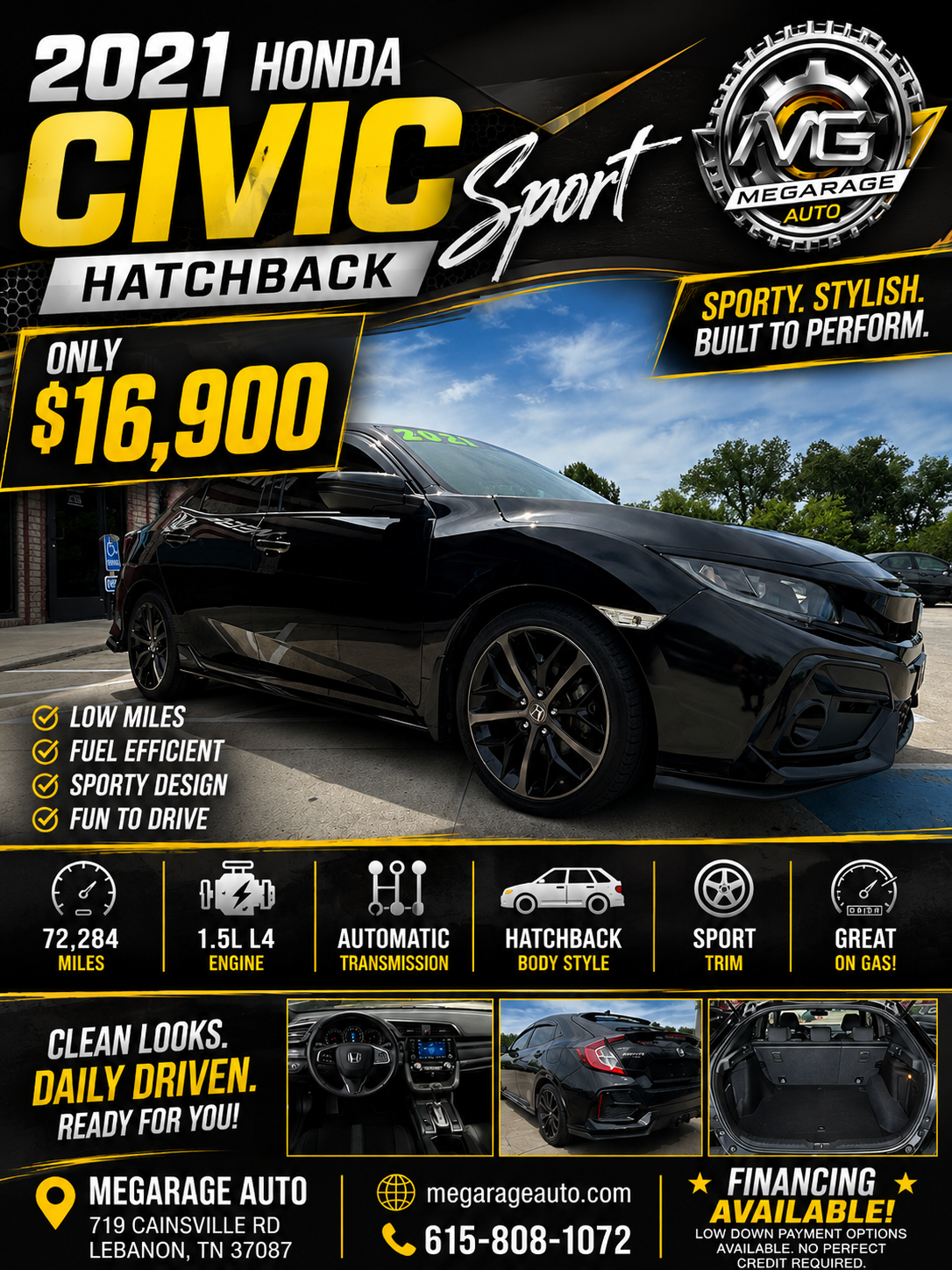 2021 Honda Civic Sport